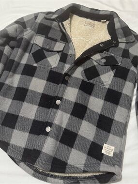 Kids Vintage Weatherproof plaid jacket